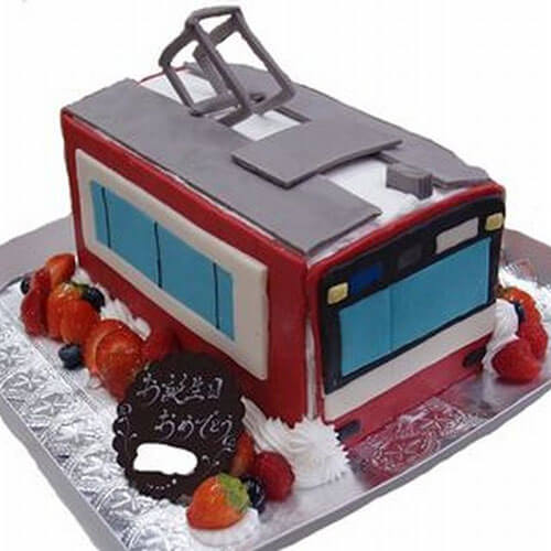 プチ・フルールの誕生日ケーキ