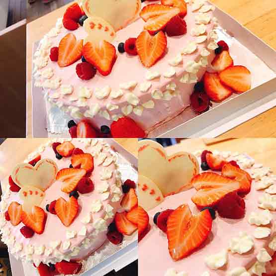 パティスリーエルの誕生日ケーキ