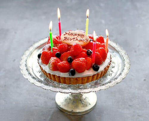 ア・ラ・カンパーニュの誕生日ケーキ