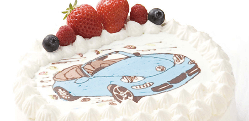 成城風月堂の誕生日ケーキ