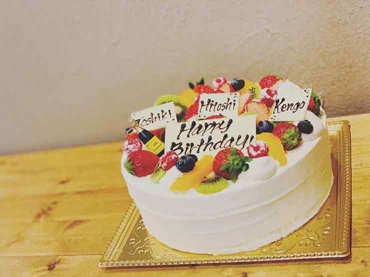 ザ・ベイクの誕生日ケーキ